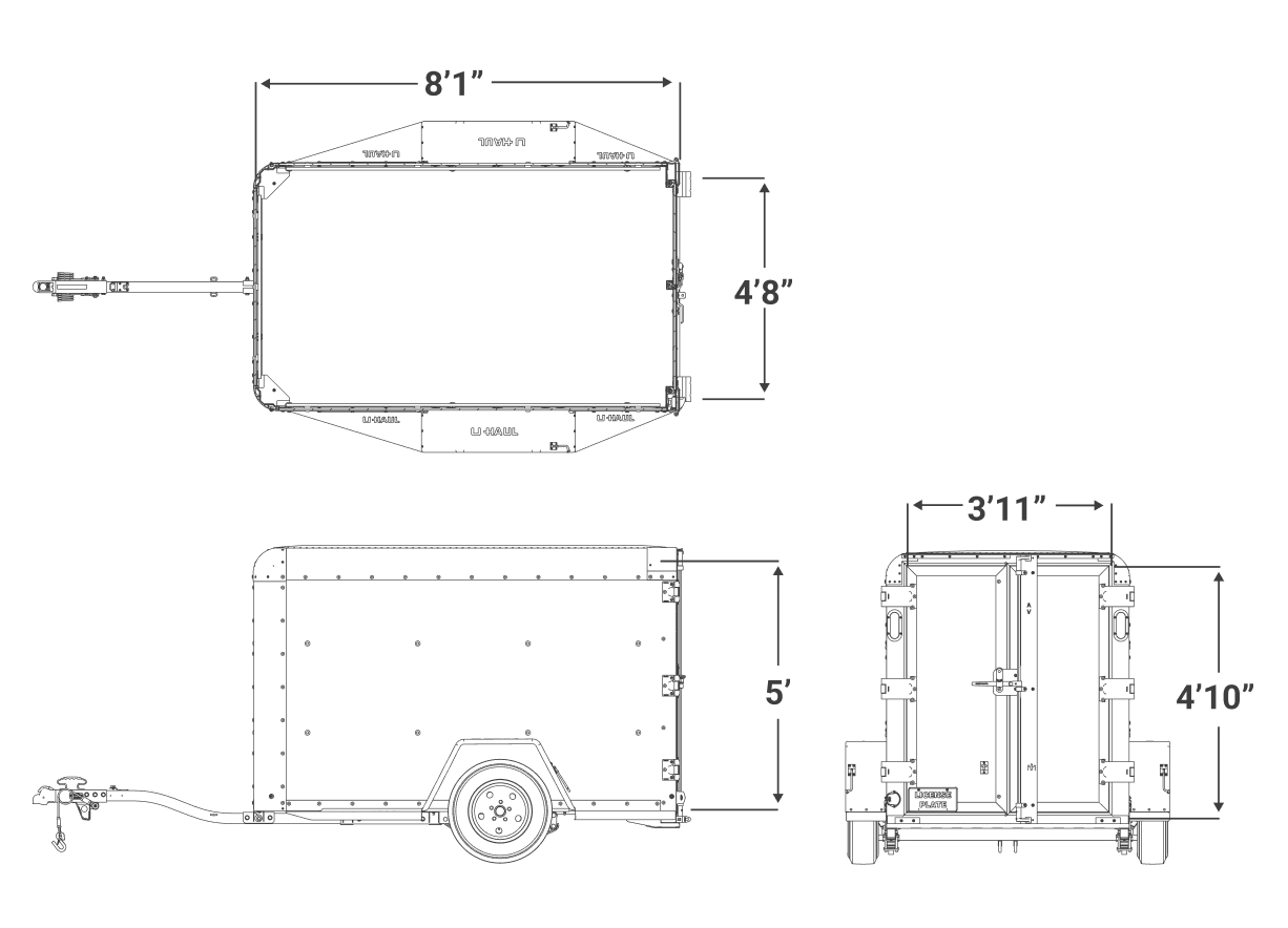 Equipment dimensional diagram