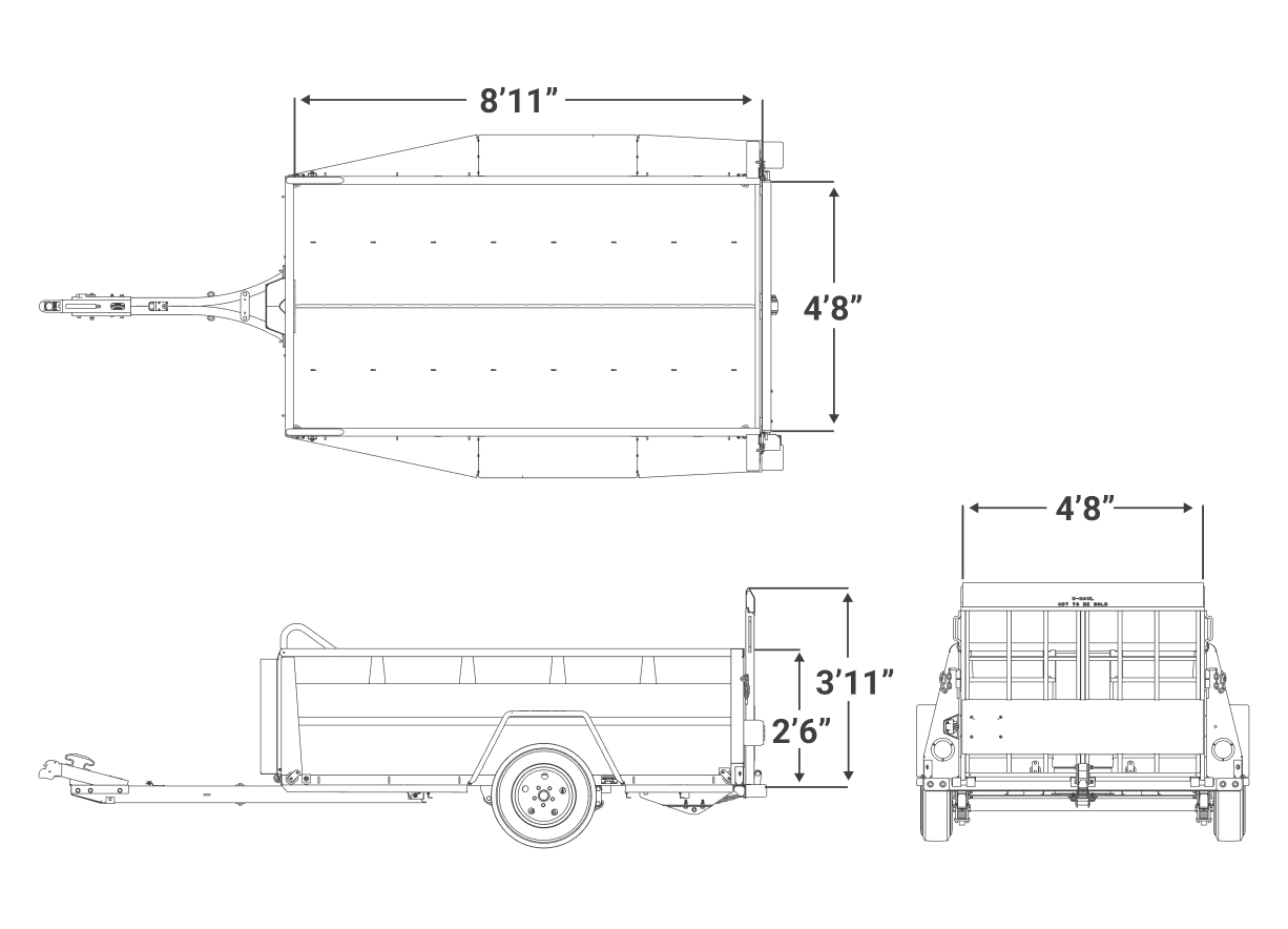 Equipment dimensional diagram