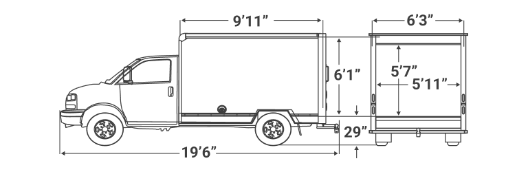 Equipment dimensional diagram